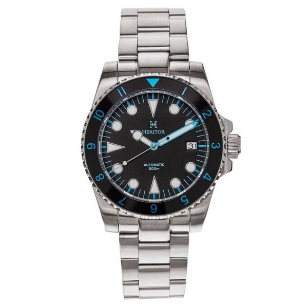Reloj de buceo Heritor automático Luciano con pulsera y fecha