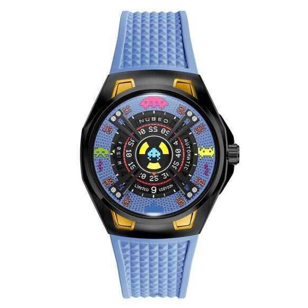 Nubeo NB-6099-SI-03 Reloj Hombre Space Invaders Edición limitada Automático 44mm 5ATM