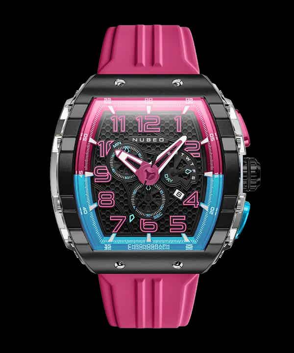 RELOJ ROSA CHICLE NB-6088-07