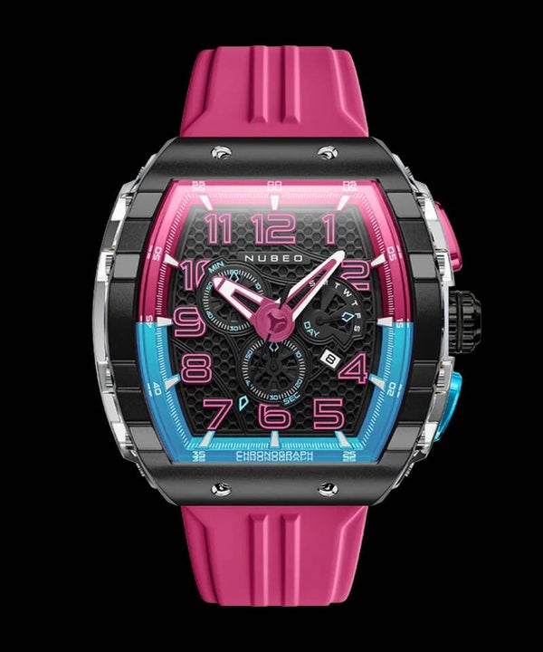 RELOJ ROSA CHICLE NB-6088-07