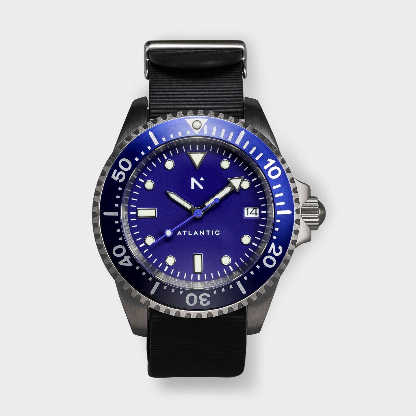 Reloj de buceo «Atlantic» (40 mm) | Deep Night OTAN