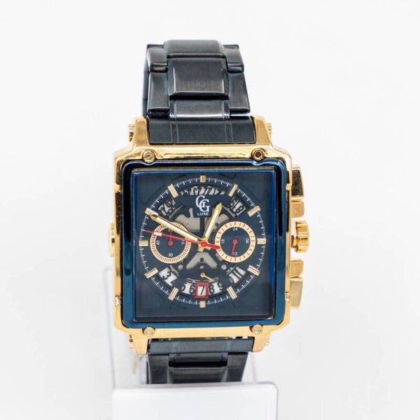 Reloj Romano Dorado — Edición Táctil Premium GG Luxe
