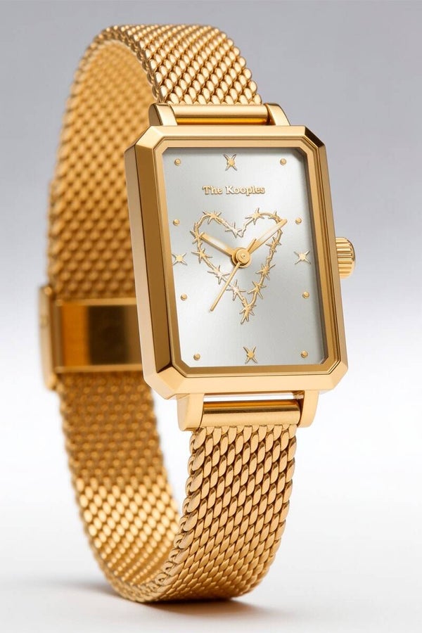 Reloj The Kooples Wire Heart Gold