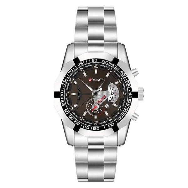 Reloj deportivo de cuarzo con calendario Negro.