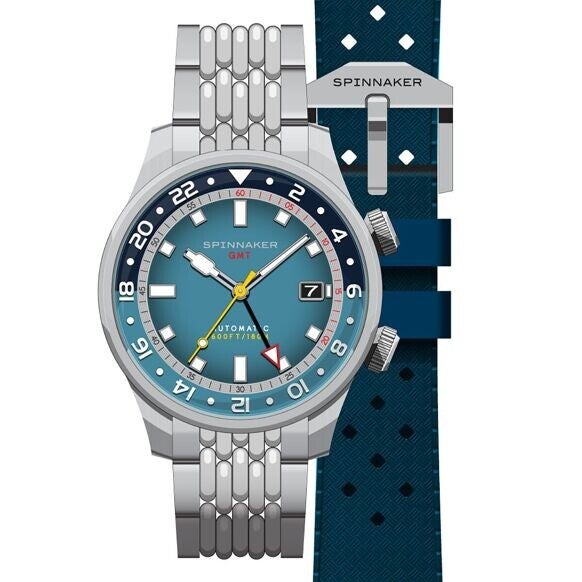 SPINNAKER - Bradner GMT Automatic- SP-5121-88 - BLUE ALPS