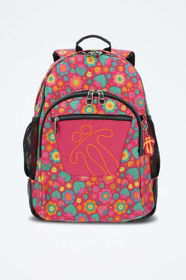 TOTTO - Mochila Crayoles - Negro, azul, naranja y violeta