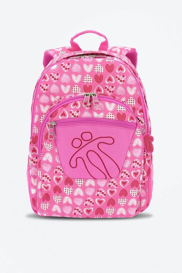 TOTTO Mochila Crayola - Blanco, rojo y rosa