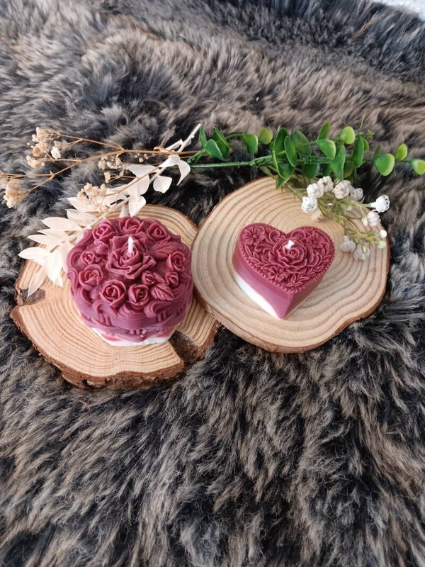 Torte und Herztörtchen mit Duft