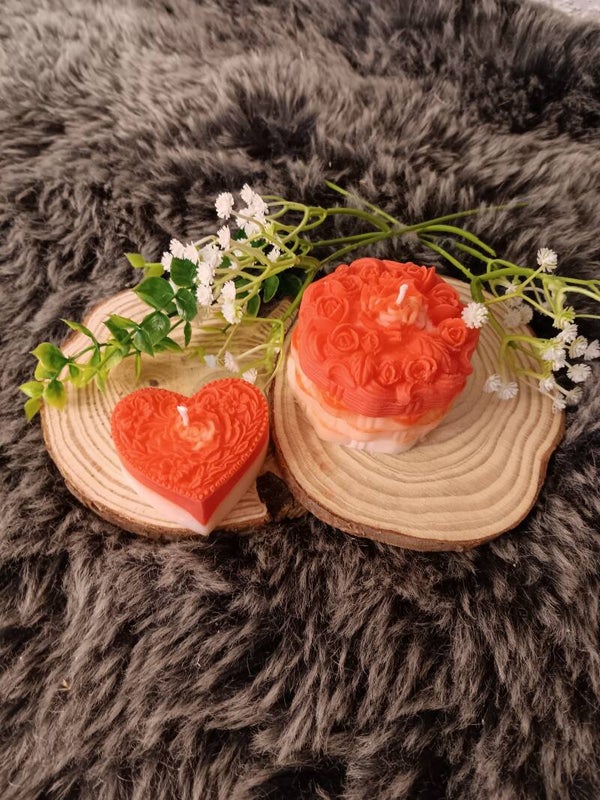 Torte und Herztörtchen mit Duft