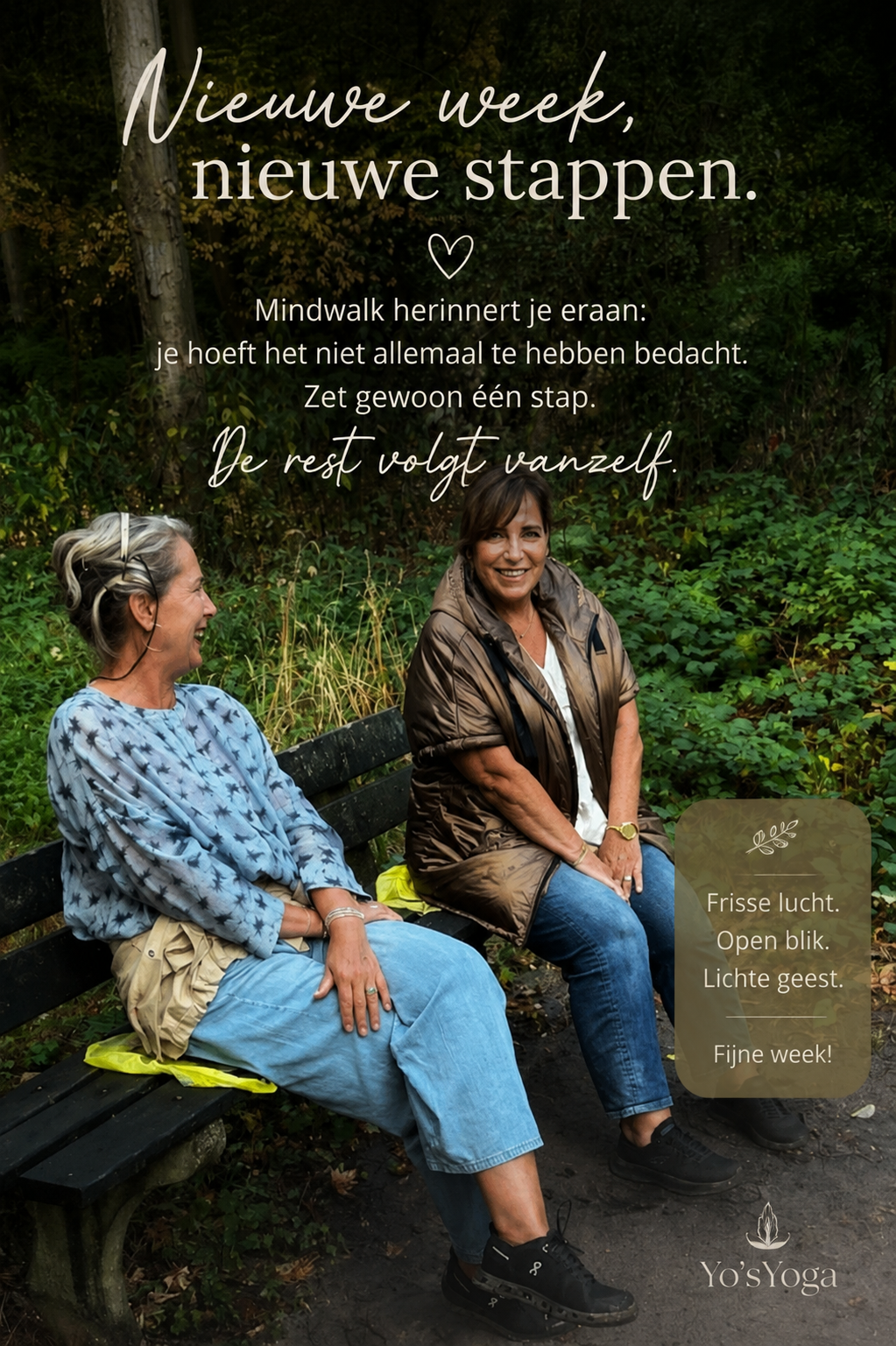 mindwalk door het bos