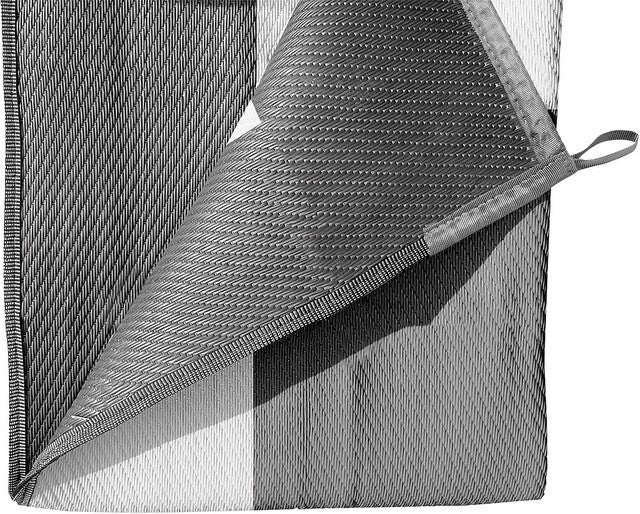 BRUNNER Vorzeltteppich BRUNNER Balmat 400 x 250 cm Farbe grau / weiss