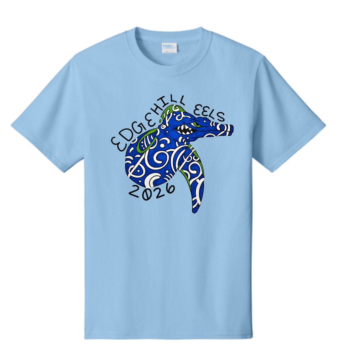 Light Blue Eels Tee