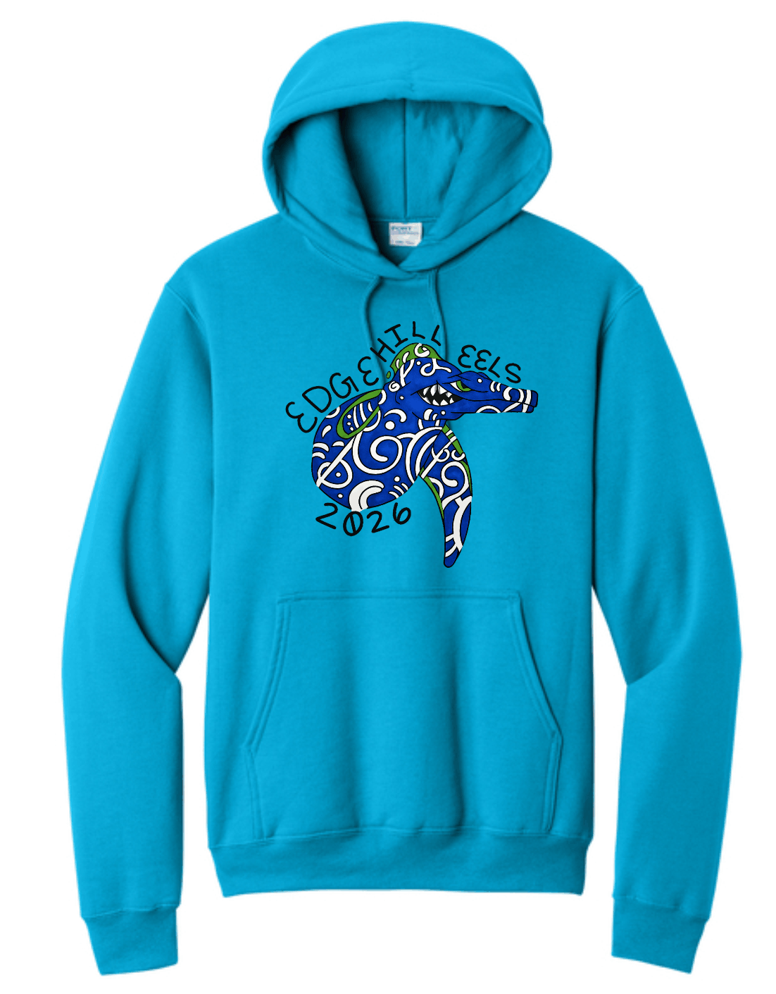 Neon Blue Edgehill Hoodie