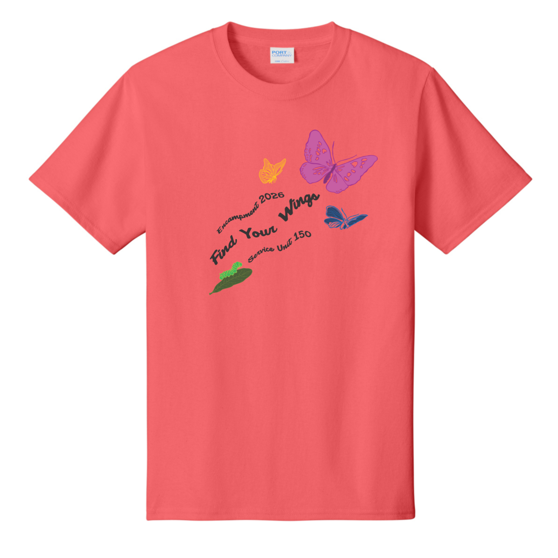Encampment Youth/Unisex Coral Tee