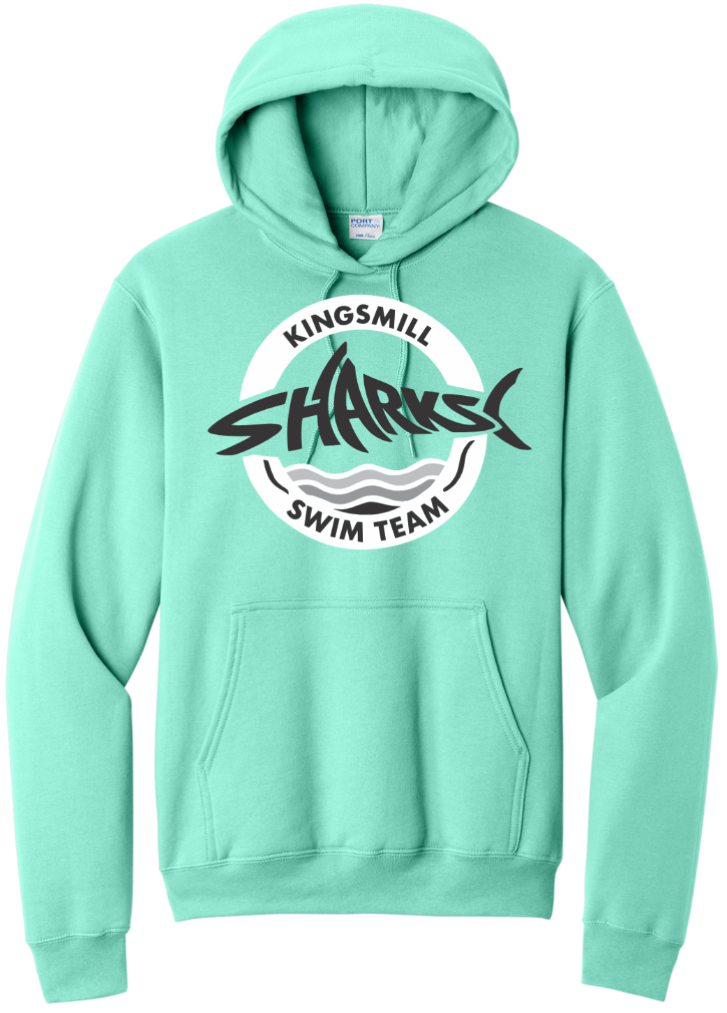 KM Sharks - Celadon Hoodie - Circle Sharks