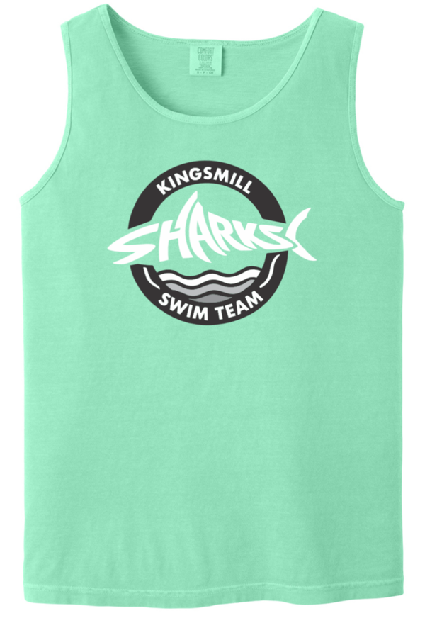 KM Sharks - Island Reef 100% Cotton Tank - Circle Sharks