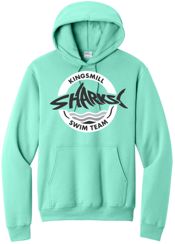 KM Sharks - Celadon Hoodie - Circle Sharks