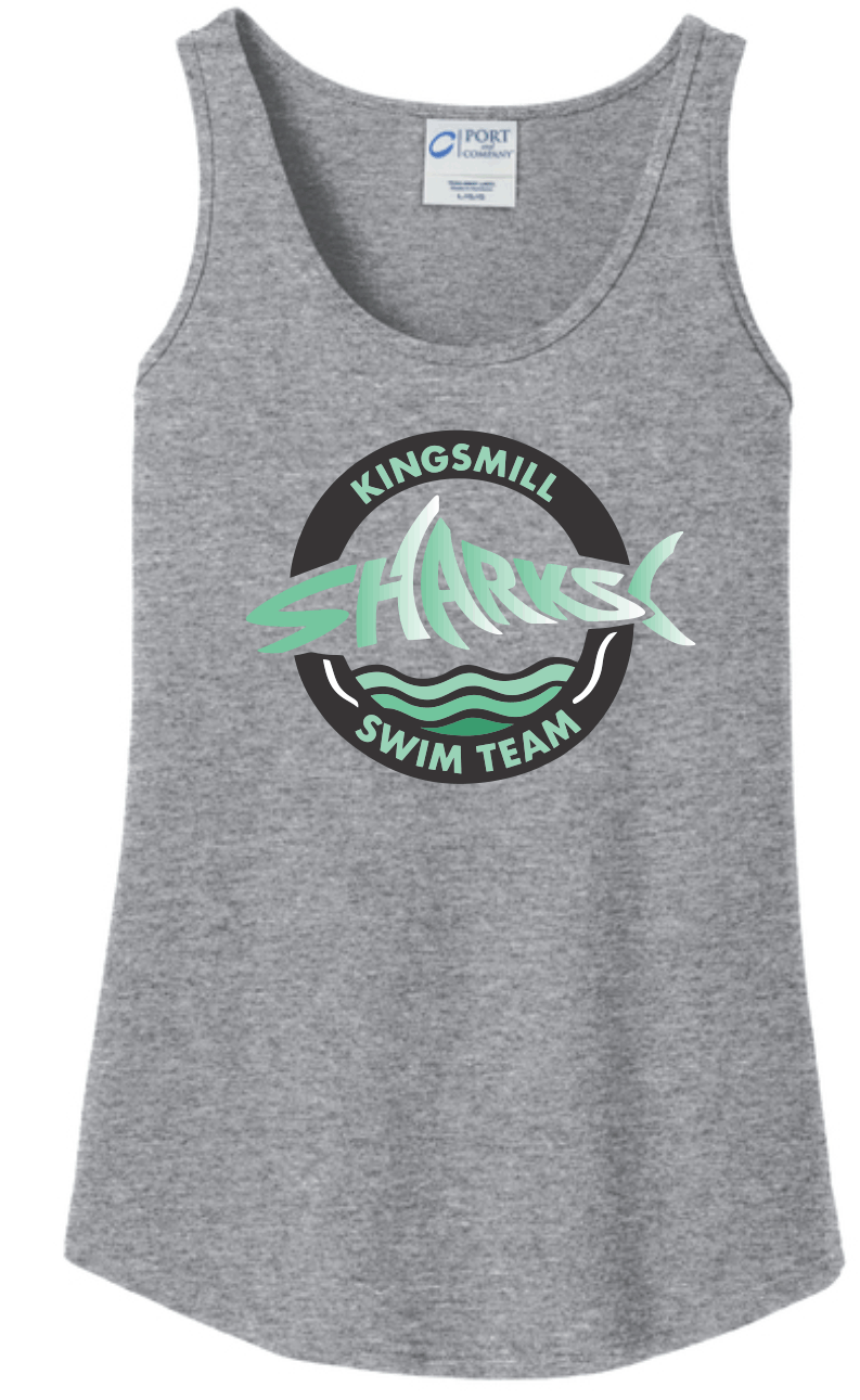 KM Women's Core Tank Grey