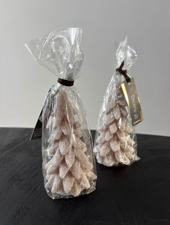 Kerstboom kaars | Taupe