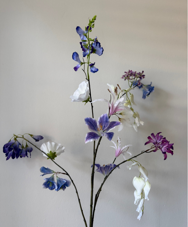 Mixed flower spray | Paars