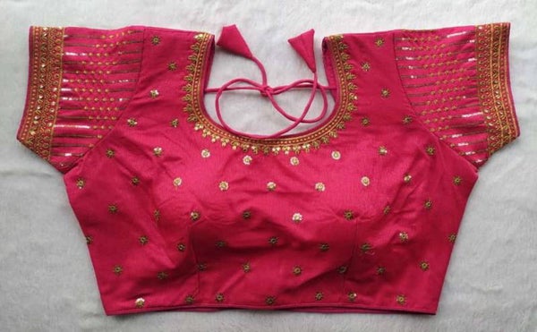 Milan silk readymade blouse