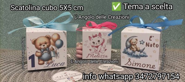 Scatolina cubo