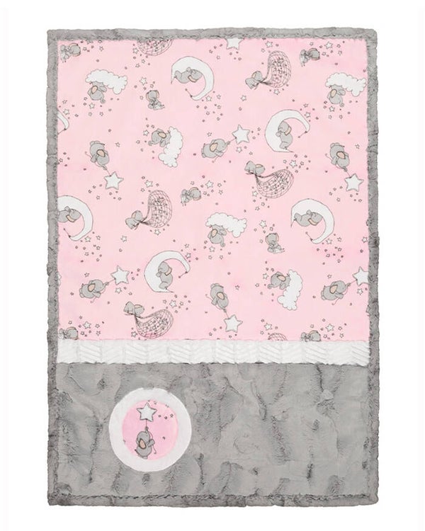 Babydecke Nähset - Lucky Star Blush
