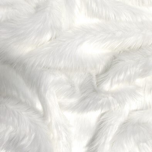 Luxury Shag Fur BigZ - White - B WARE