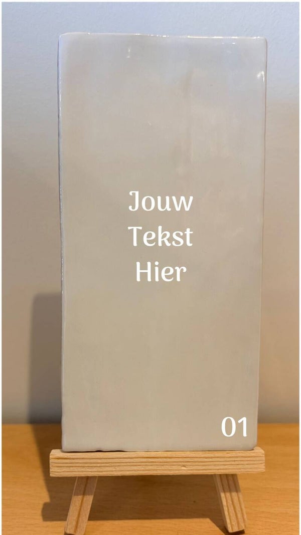 Gepersonaliseerd Tegeltje | Jouw tekst, jouw stijl