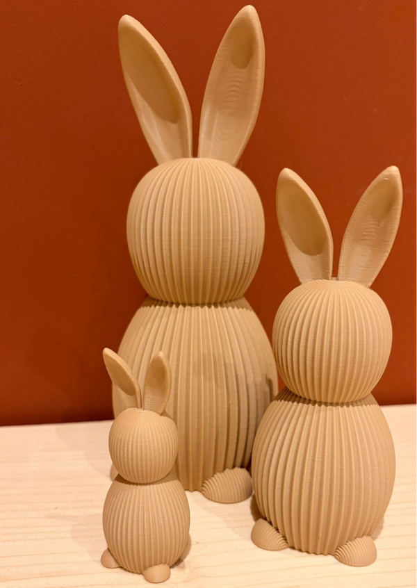Decoratieve  paashazen - Set van 3