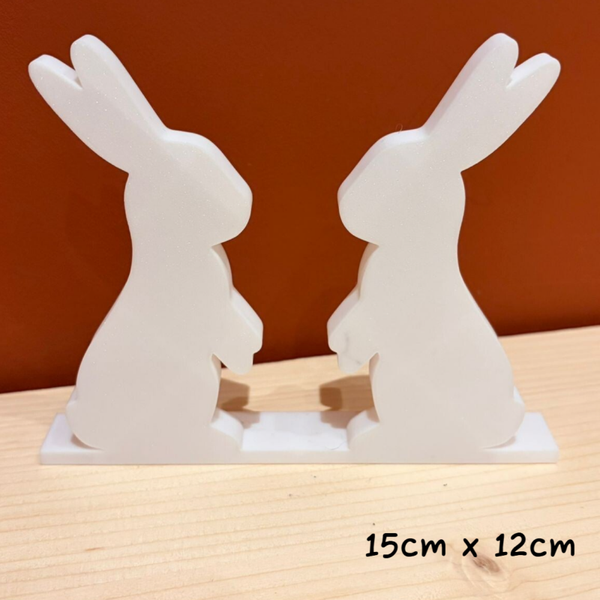 Konijnen Silhouet Set | Decoratief | Paasdecoratie | Klein | Klein