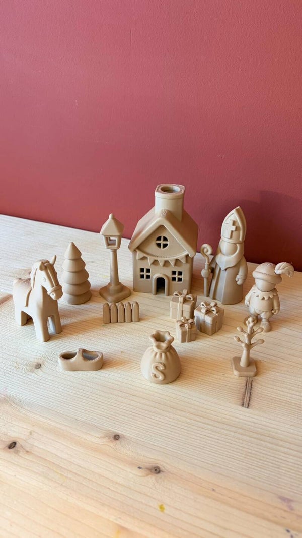 Sinterklaas Dorpje | 3D Geprinte miniaturen