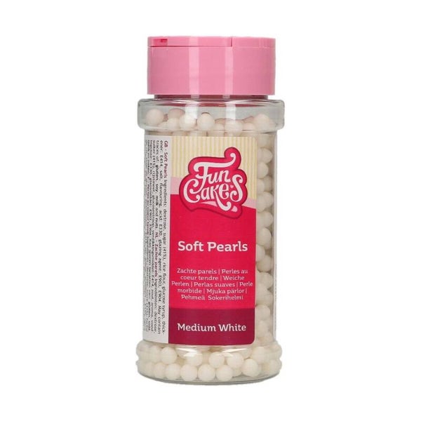FunCakes zachte parels medium Wit