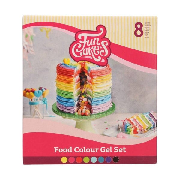FunCakes eetbare kleurstof gel set Set/8
