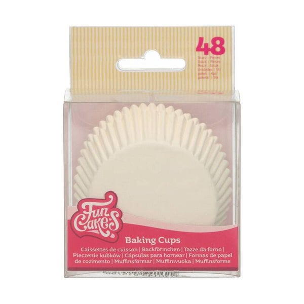 FunCakes baking cups White