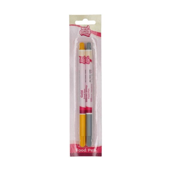 FunCakes food pen Gold-Silver Set/2