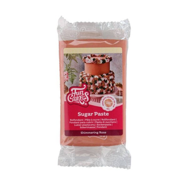 FunCakes rolfondant pastel Shimmering Rose 250 gram