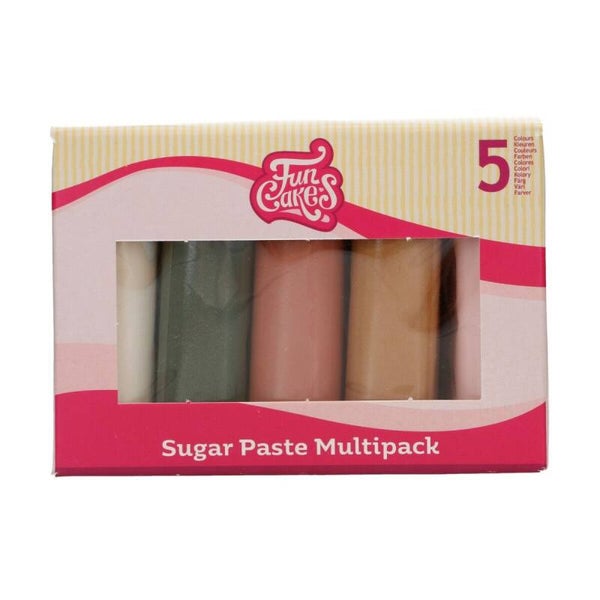 FunCakes rolfondant Multipack Shimmering Garden 5x100 gram
