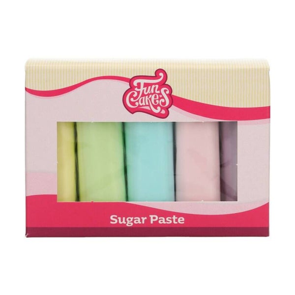 FunCakes rolfondant Multipack Pastel Colours 5x100 gram