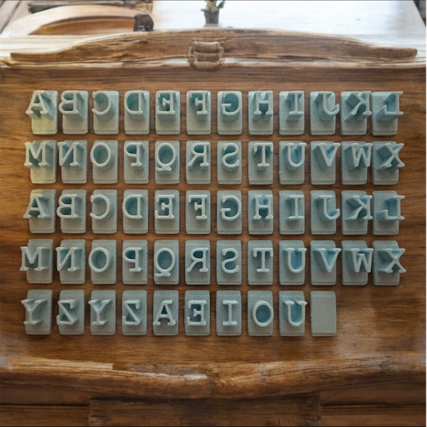 Volle set Alfabet Letters - Koekje