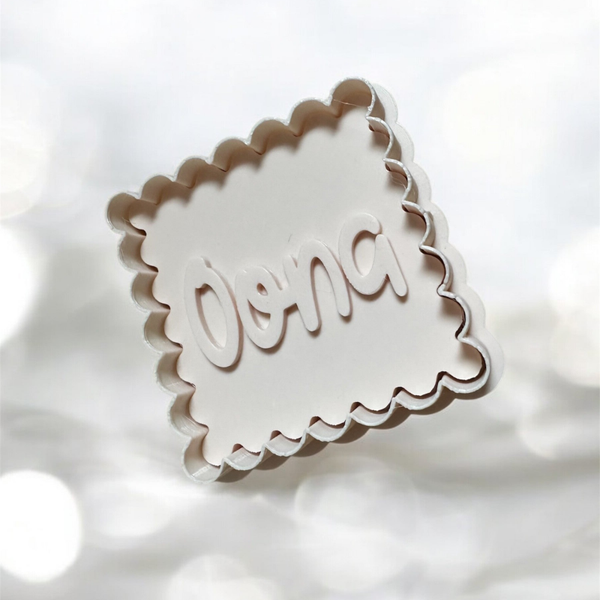 Gepersonaliseerde cutter - Petit Beurre vierkant