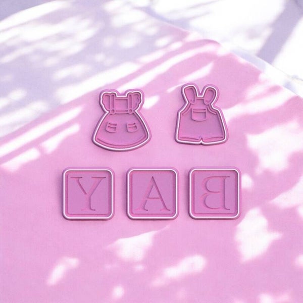 Cookie cutters - Baby reveal