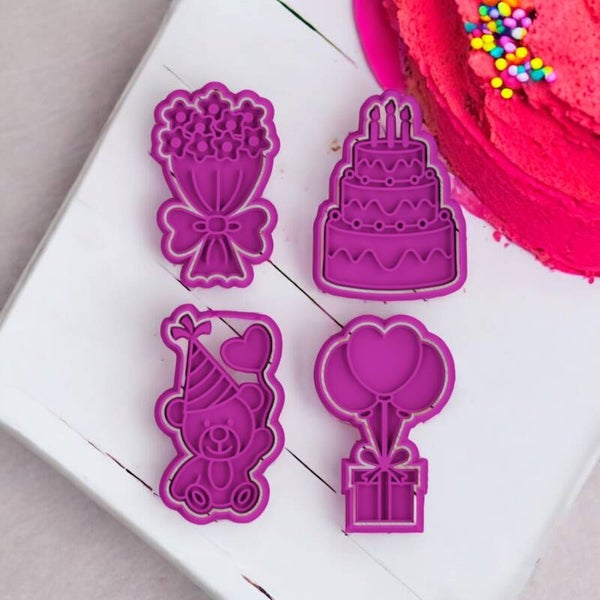 Cookie cutters - B-day X4