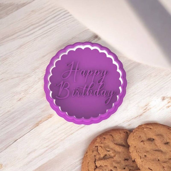 Cookie cutter - Happy B-day