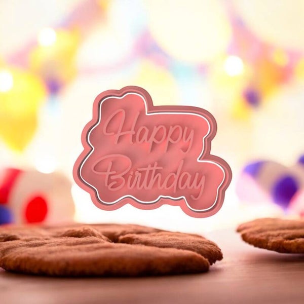 Cookie cutter - Happy Birthday 3