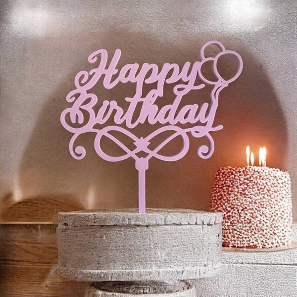Cake topper - Happy B-day