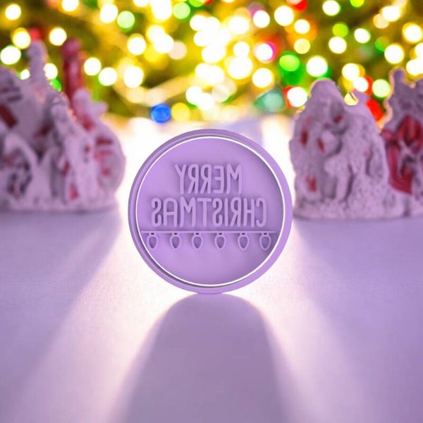 Cookie cutter - Merry Christmas rond