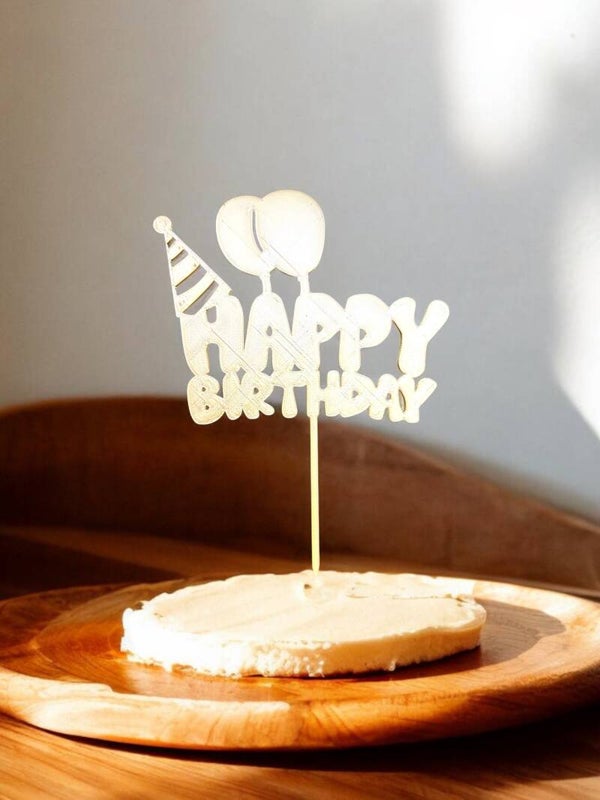 Cake topper - Happy Birthday