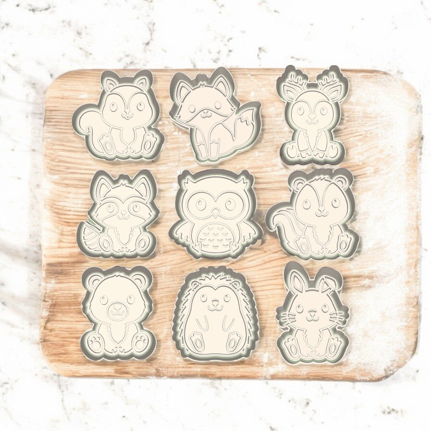 Cookie cutters - Forest friends