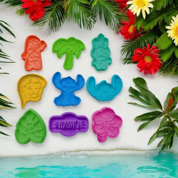Cookie cutter -  Stitch set 9